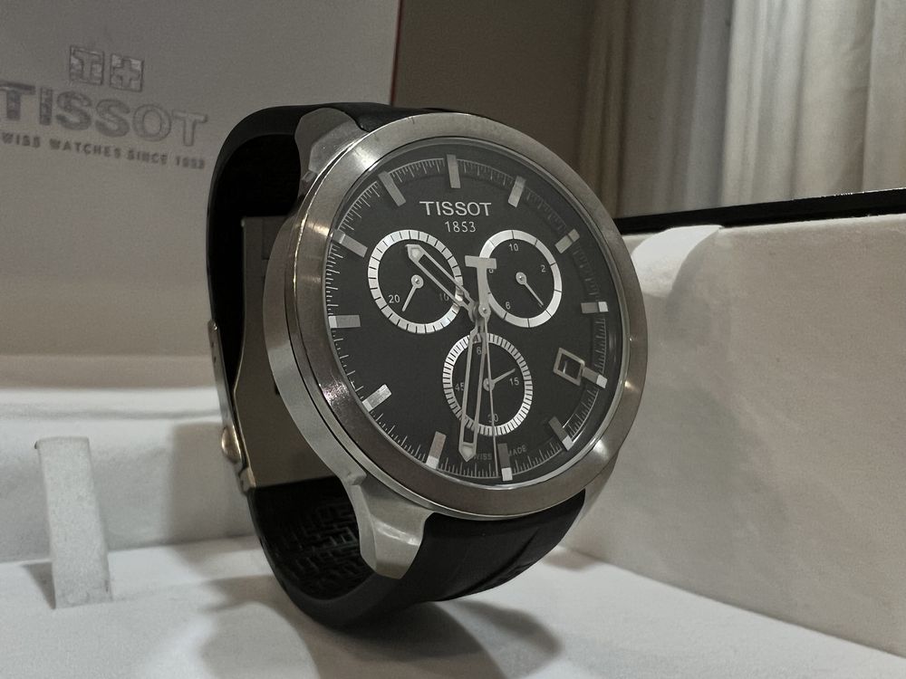 Tissot titanium.