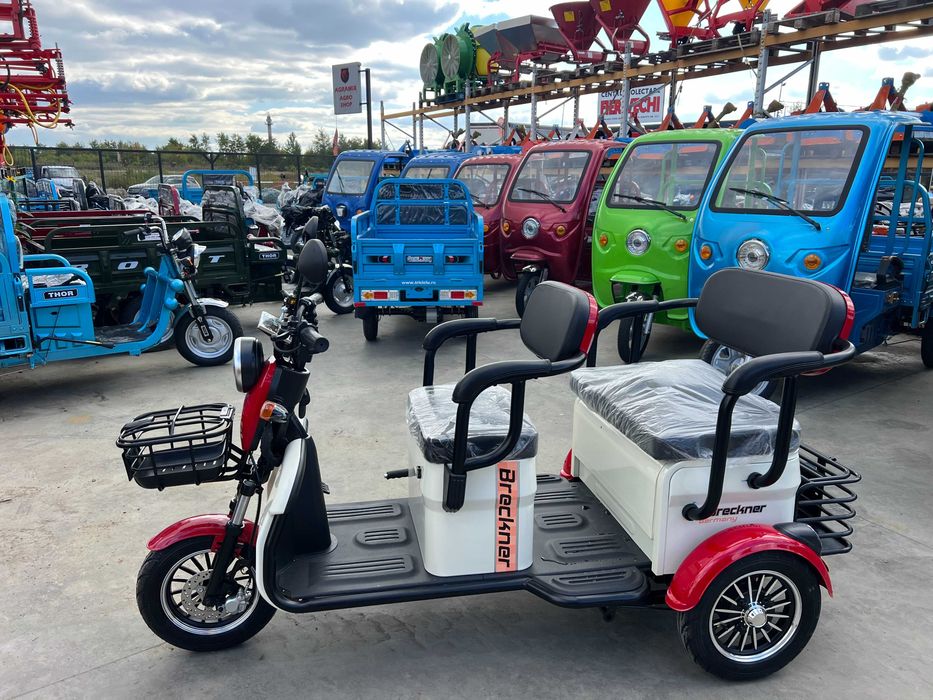 Triciclu electric tuk tuk omologabil Breckner Travel-2 nou Agramix