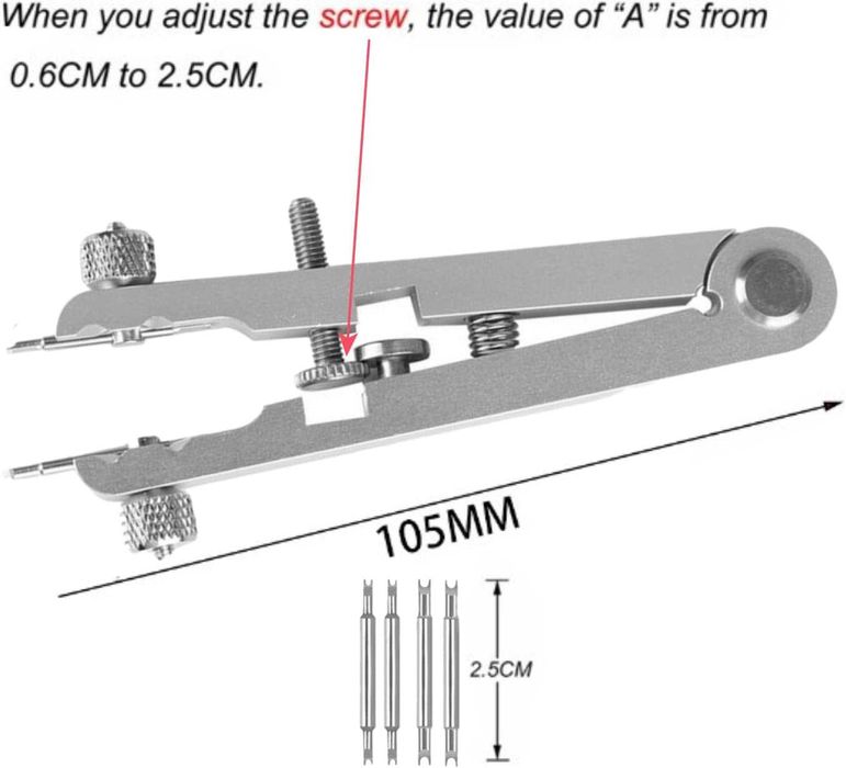 часовникарски инструмент за монтаж, демонтаж на патент