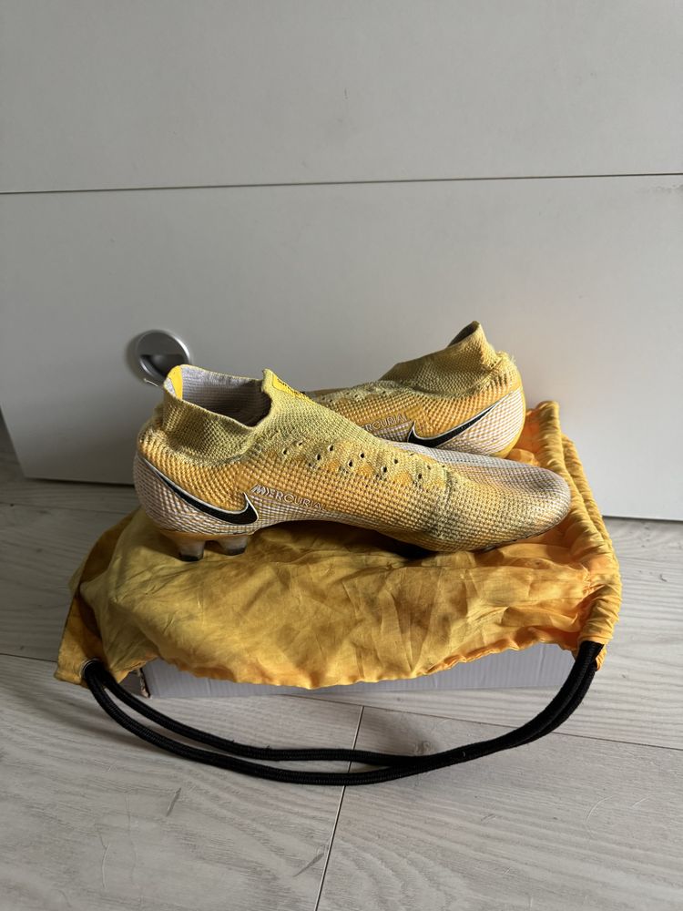 Nike Mercurial Vapor VII 13 Elite FG-yellow white 43 Номер
