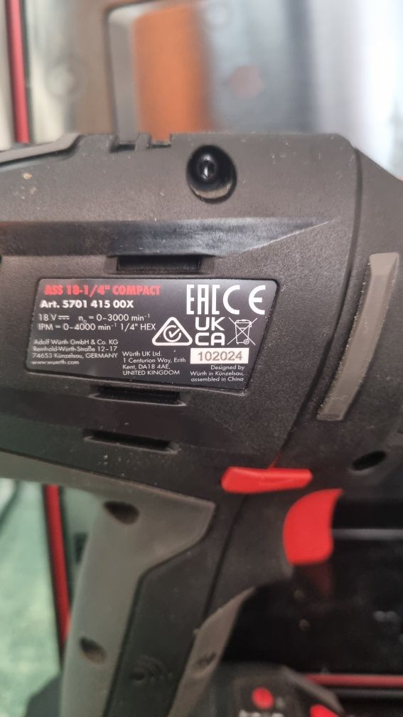 Masina de insuribat cu impact ASS 18-1/4 Zoll M-Cube Compact