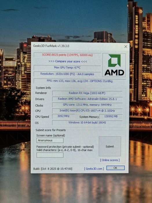 Placa Video ASUS ROG RX Vega 64 8gb HBM2 AMD Radeon