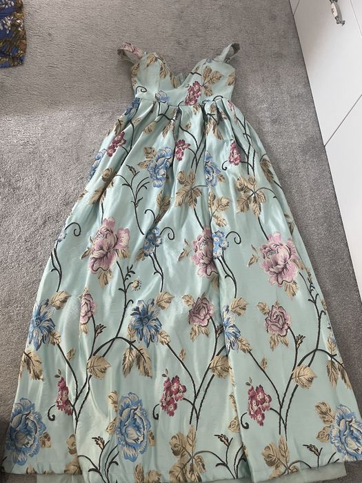 Rochie de gala/nunta/nasa/botez Asos jacquard