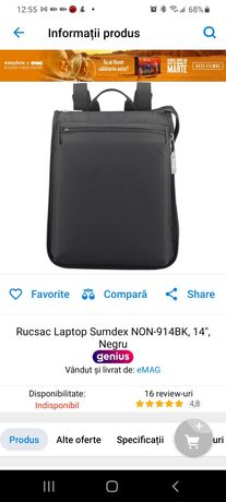 Geanta / rucsac laptop 14 inch Sumdex