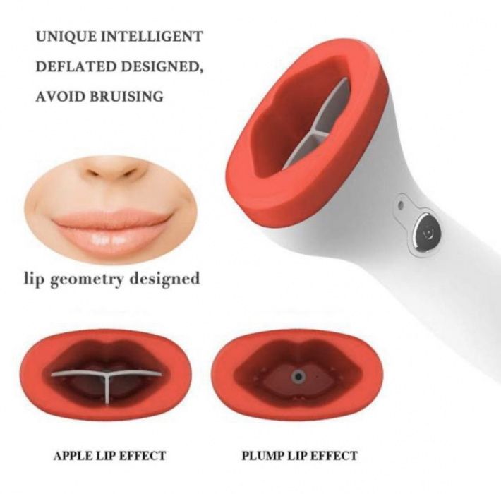 Lip Plumper-Силиконовое устройство для увеличения губ Зарядкой Скидка