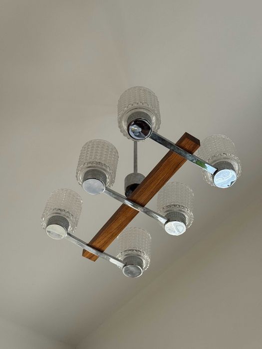 Висяща винтидж лампа Kaiser Leuchten, модел 42420/061 (60-те години)