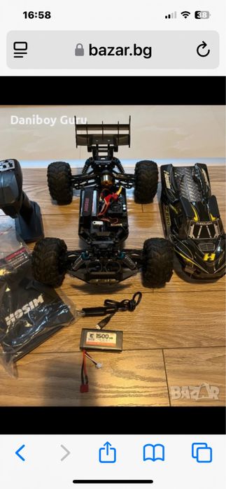 RC количка Hosim ZENO X15 1:10 безчеткова, 4x4, Off Road