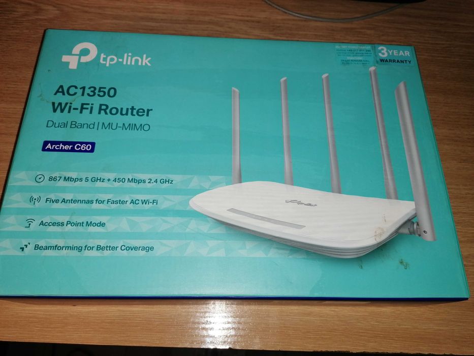 Чисто нов рутер Tp-link AC 1350