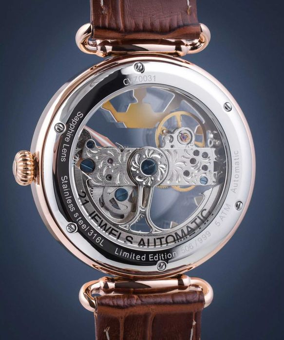 Чисто нов часовник пълен пакет с кутия! Carl von Zeyten