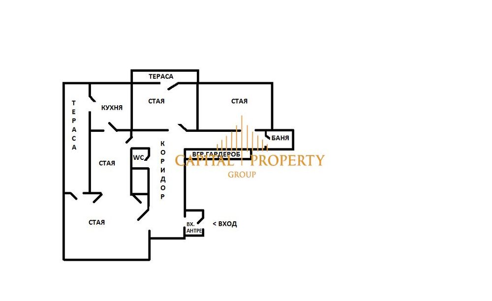 Продава се Четиристаен апартамент в Варна, Гранд Мол Варна - 94 кв.м за 1862 €/кв.м - Снимка #2