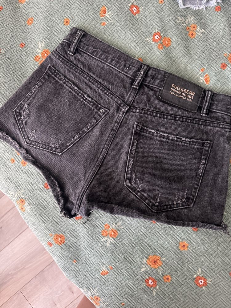 Къси дънкови панталони Pull and Bear