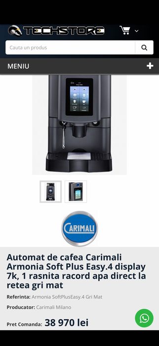 Automat profesional de cafea Carimali nou