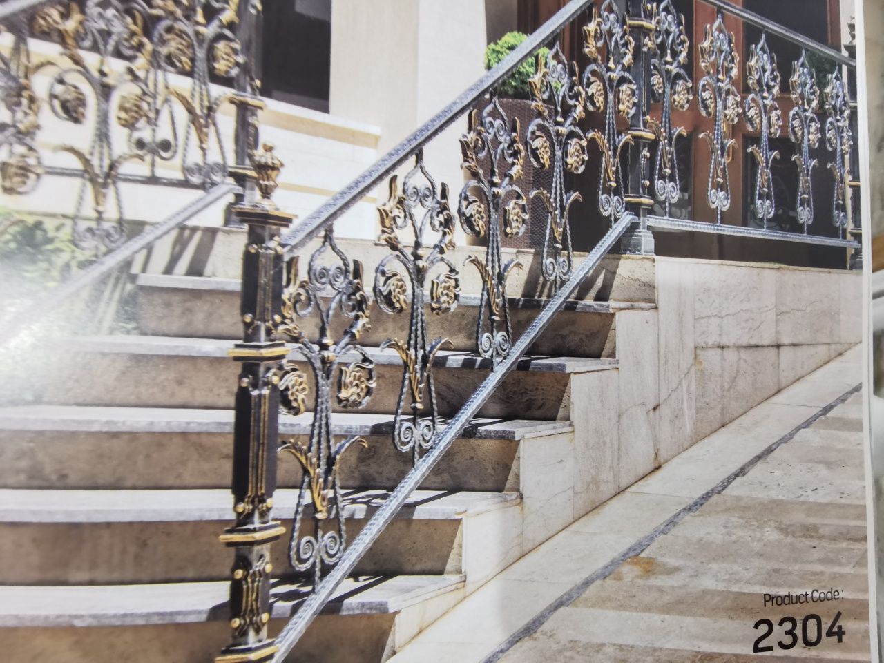 Balustrade din fier forjat