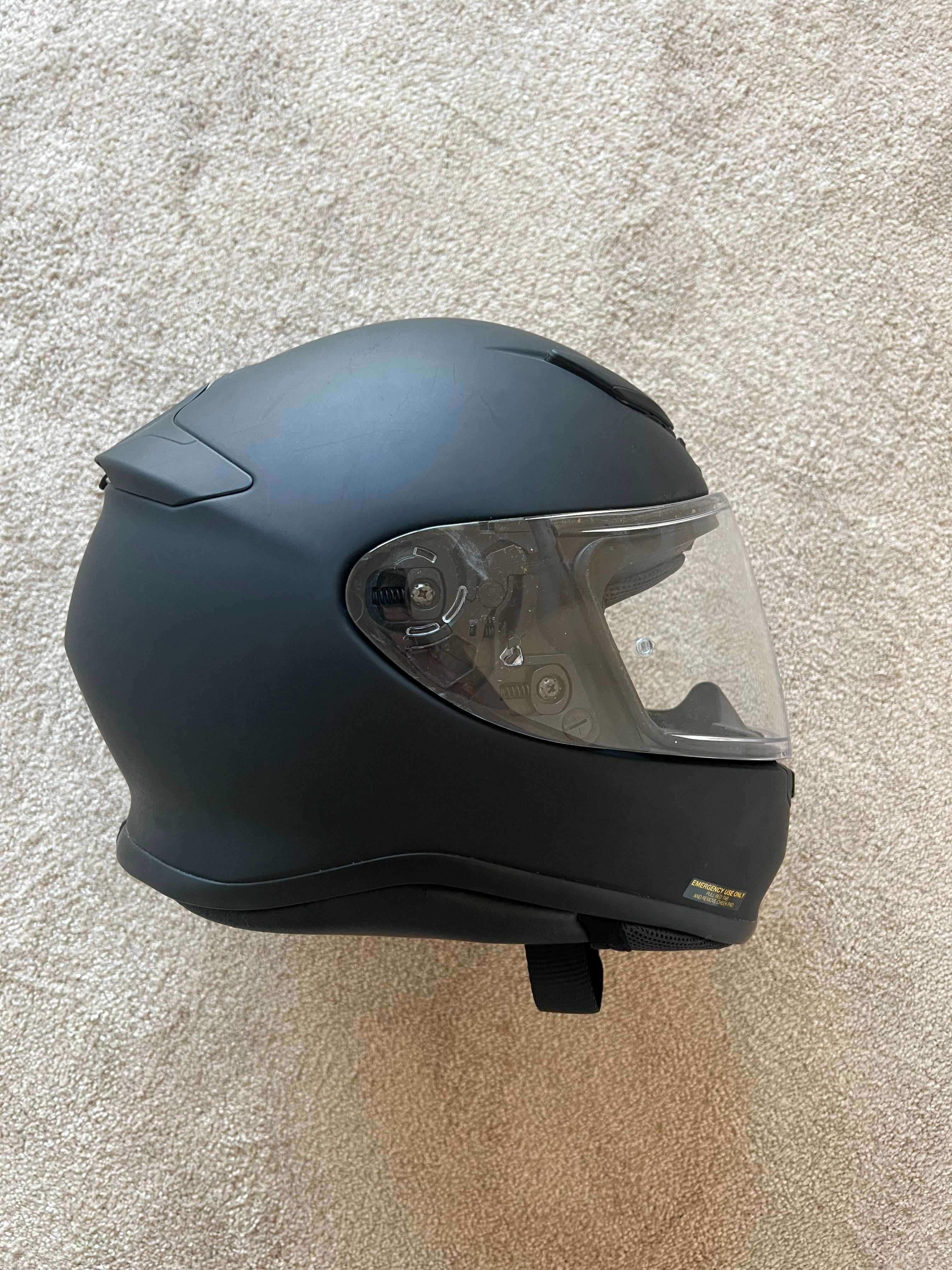 Мото Каска Shoei NXR  Размер М (57 - 58) Черен Мат
