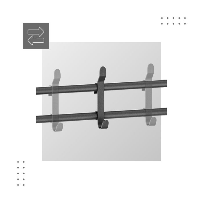 Cuier/Suport  pentru hol Mark Adler Keeper 2.0, negru