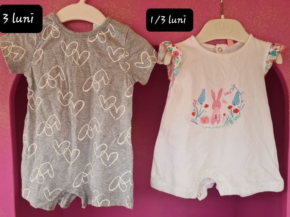 Seturi de vara bebe fetita 3 luni 16 articole