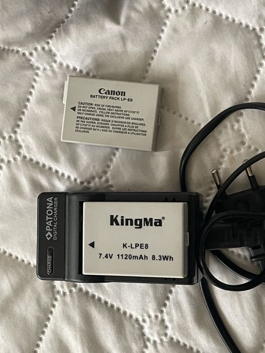 Фотоапарат Canon EOS 700D (rebel t5i) + 2 обектива