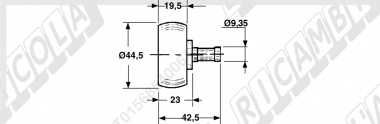 Cutit piston balotiera  Gallignani