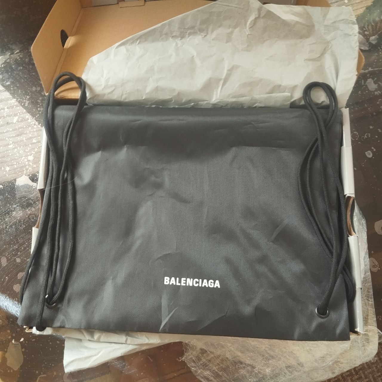 BALENCIAGA runner graffiti in brown