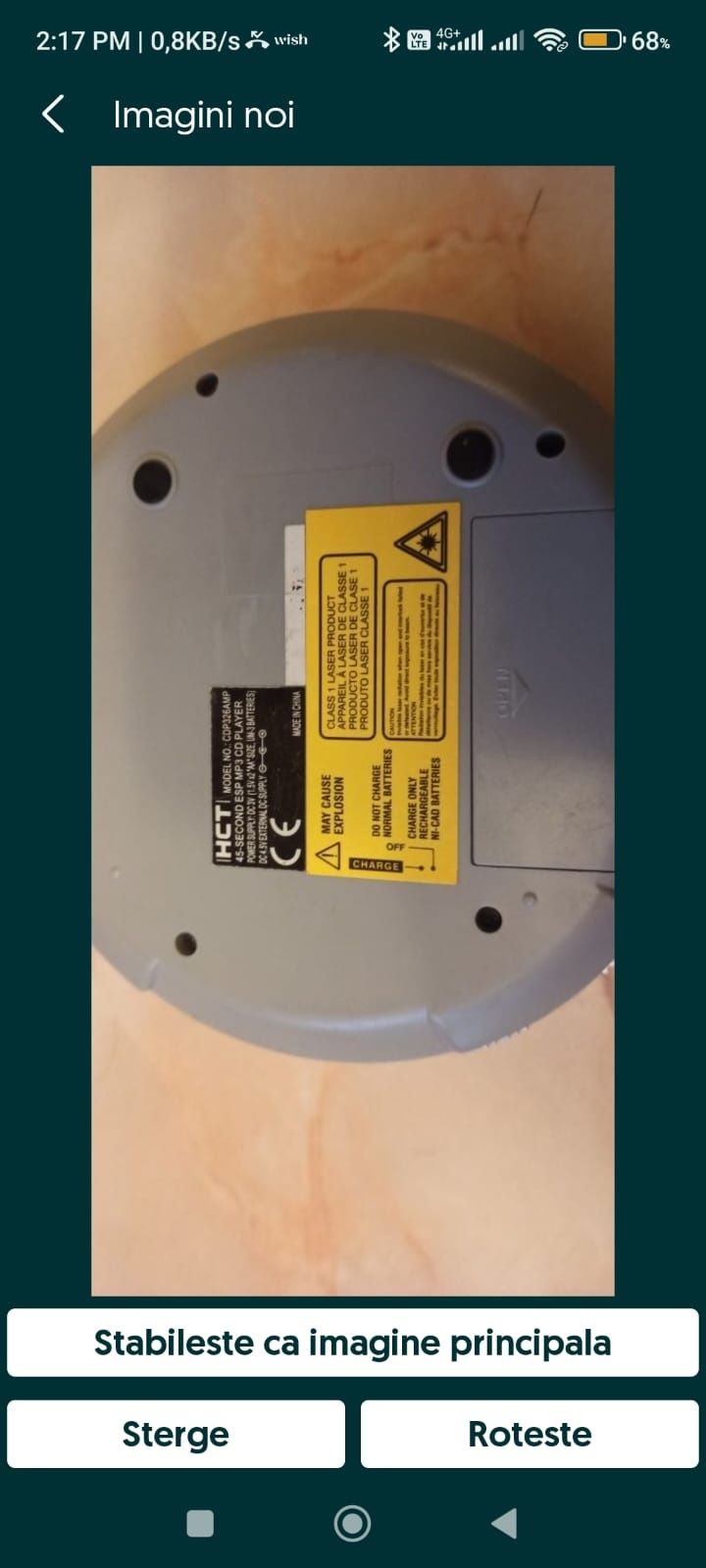 Walkman CD playere