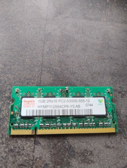 Memorie RAM Hynix 1GB DDR2 laptop – functionala, ideala pentru upgrade