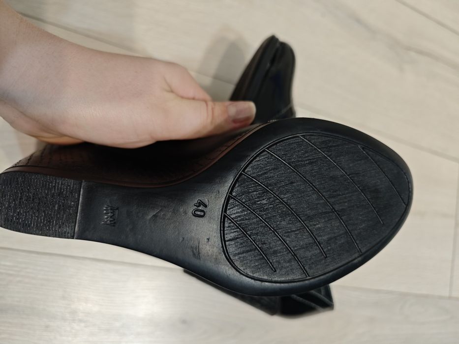 Pantofi de piele naturala talpa ortopedica, că NOI