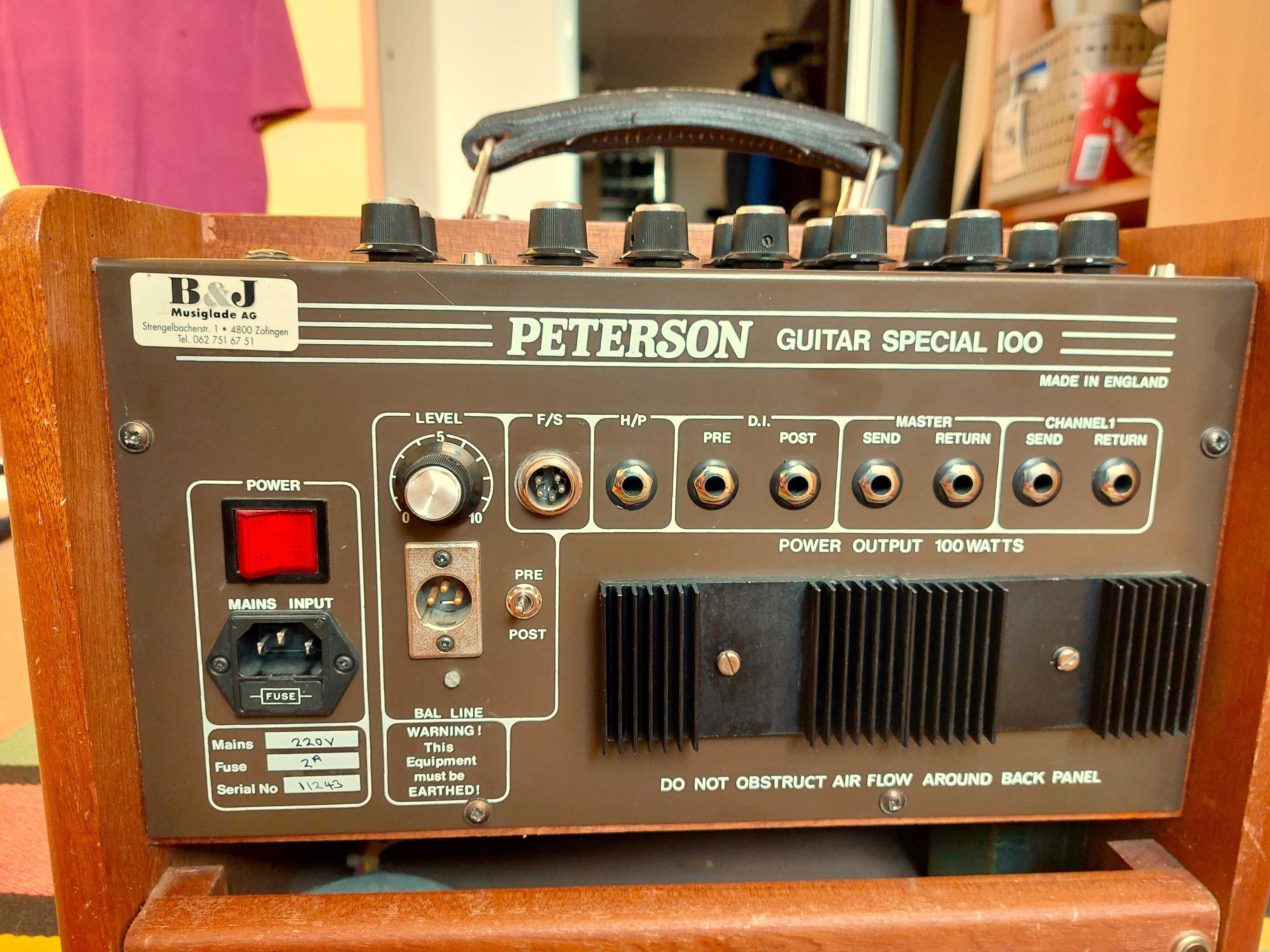 Усилвател за китара Петърсон Peterson P100