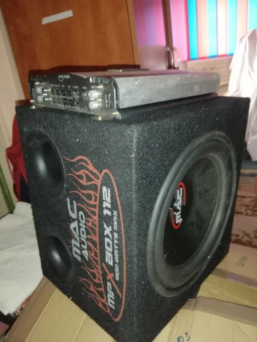 Subwoofer Mac 800 Wați si stație amplificare