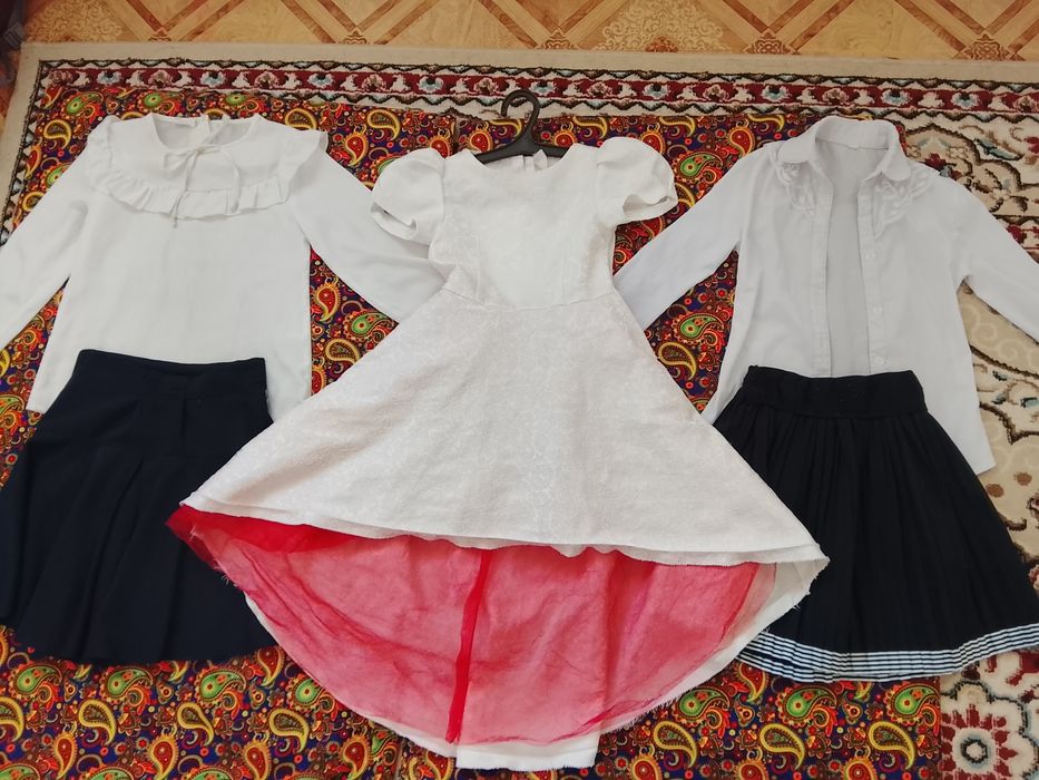 Рубашки,платья. Мектепке
