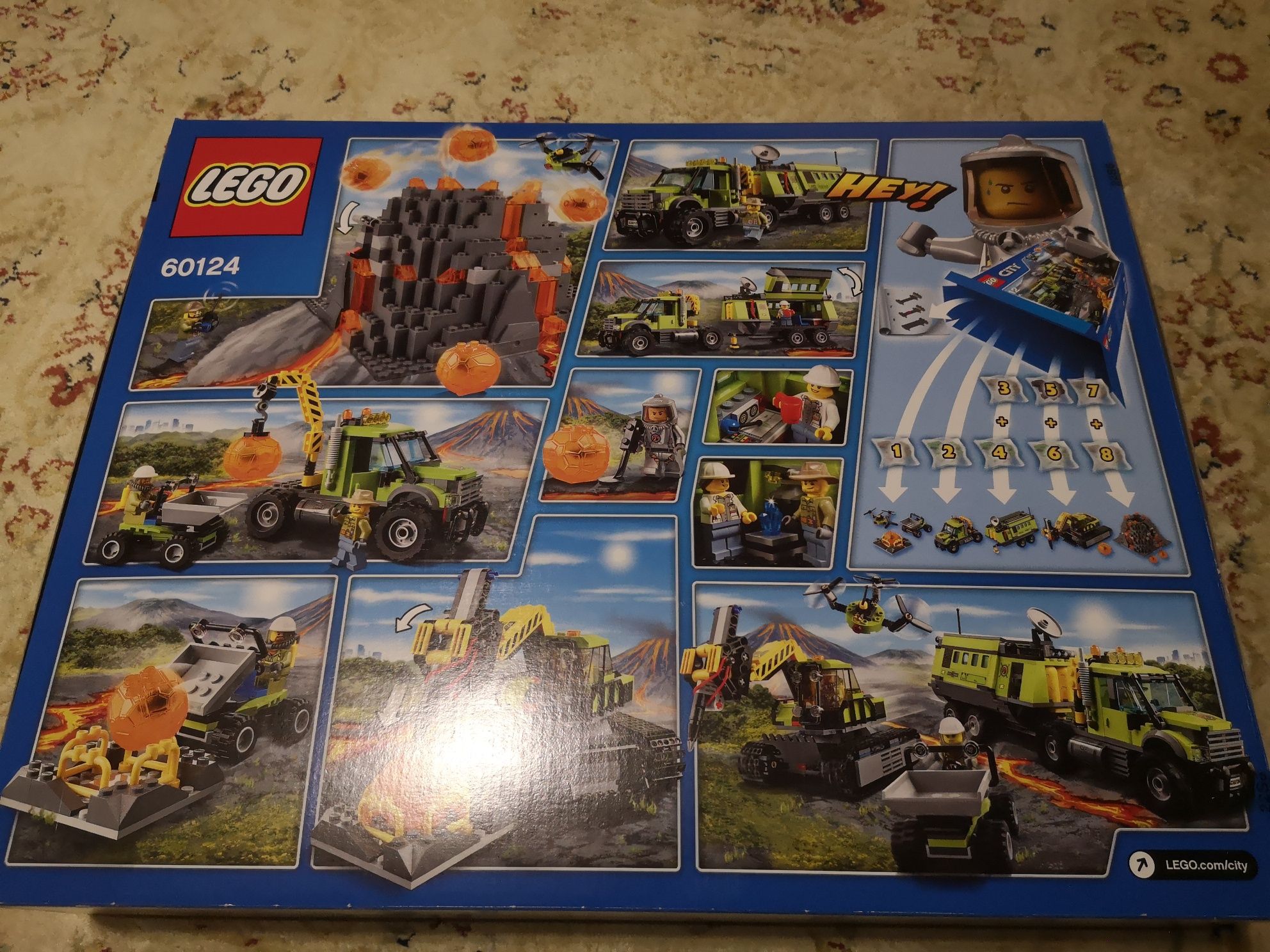 LEGO City Volcano Exploration Base 60124