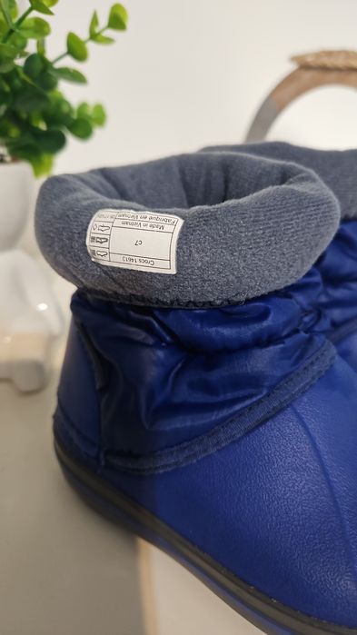 Crocs C7 mas  23-24 -14 cm -impermeabili ,captusiti în interior