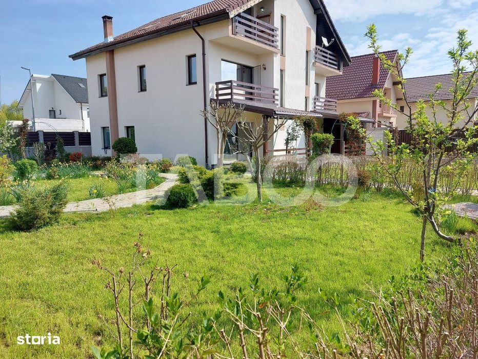 Casa de inchiriat cu 5 camere si 780 mp gradina langa padure in Sibiu
