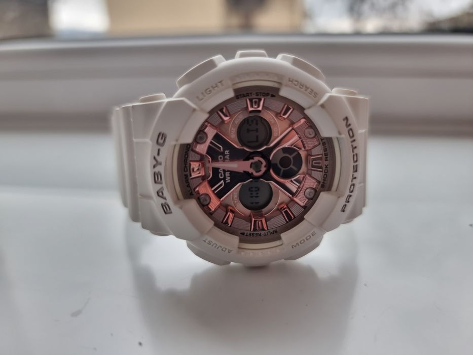 G shock Baby G Casio часовник white gold rose с гаранция