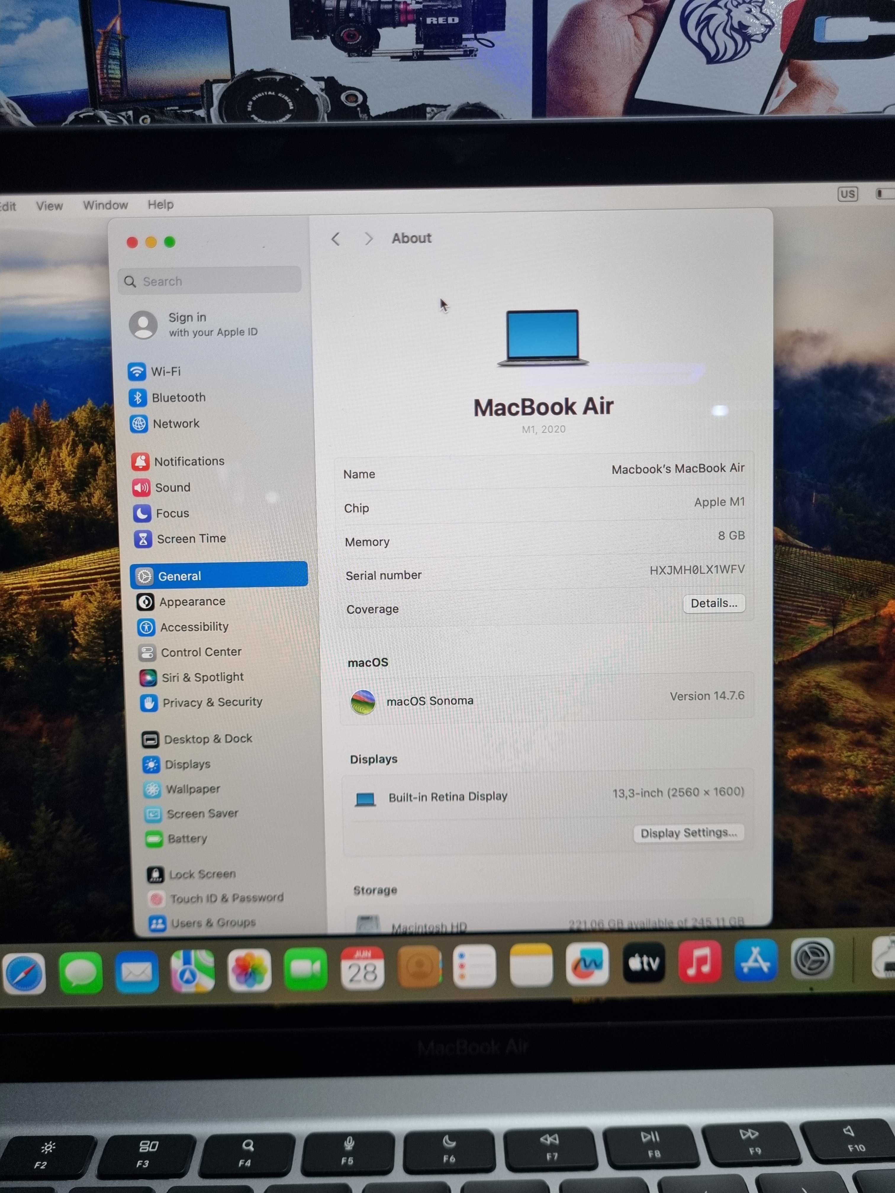 Macbook M1 Air 2020 256 GB SSD, 99% Baterie / CreativAmanet