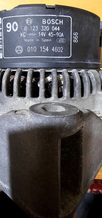 Генератор мерседес М111 без шума.