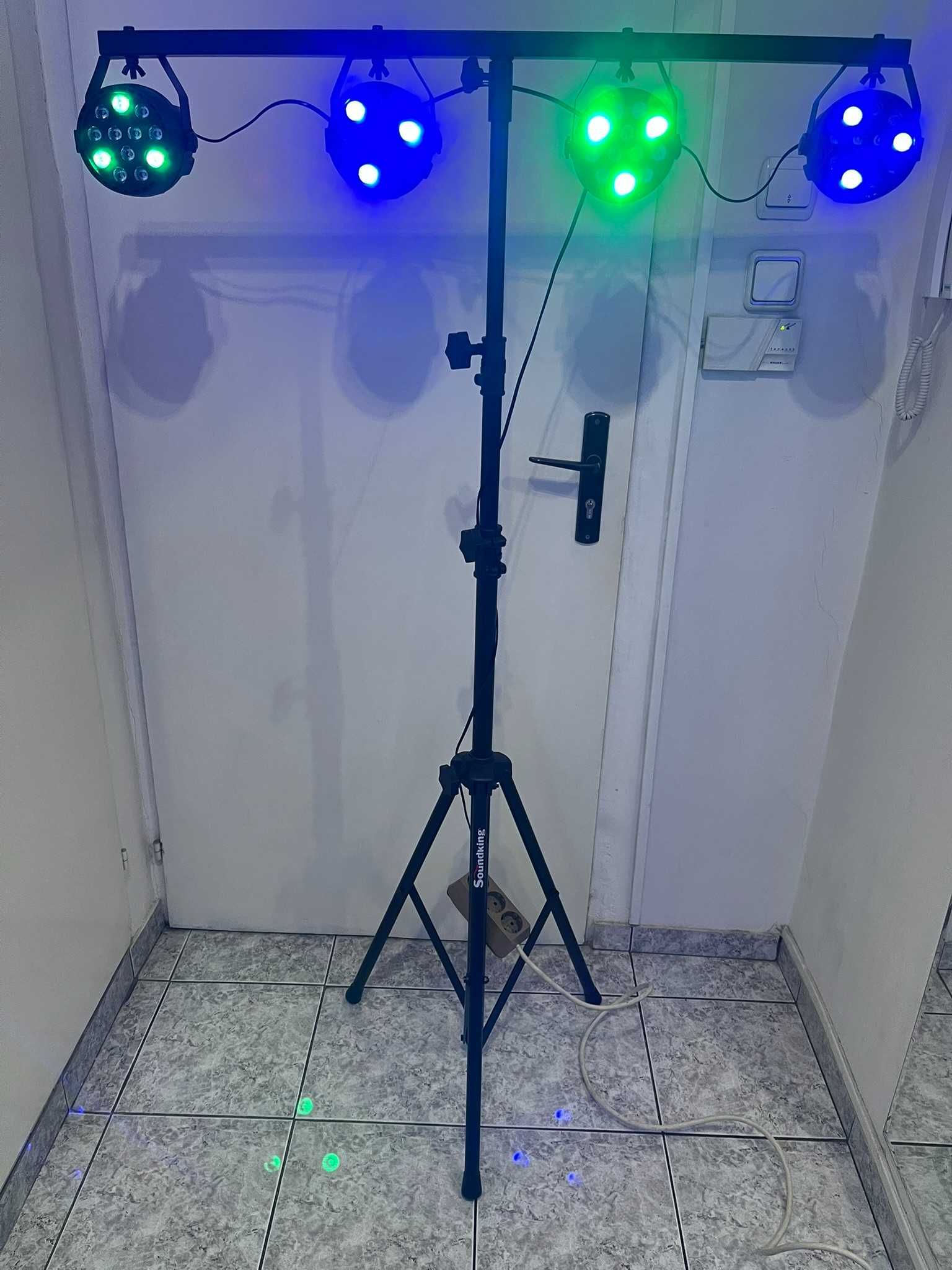 Продавам стойка, LED PAR осветление и USB to DMX 512 Interface