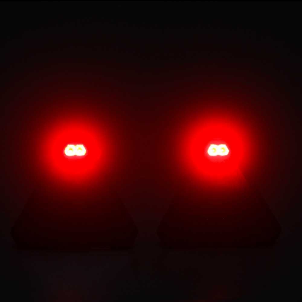 Безжични диодни LED стопове с магнит и вендуза, 12V, неон ефект
