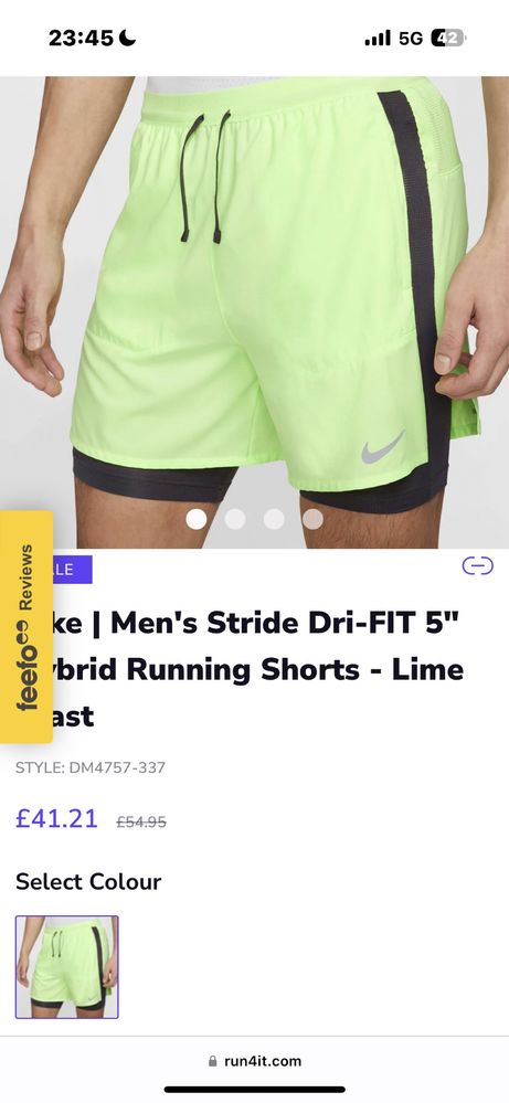 Nike Men’s Hybrid Running Shorts