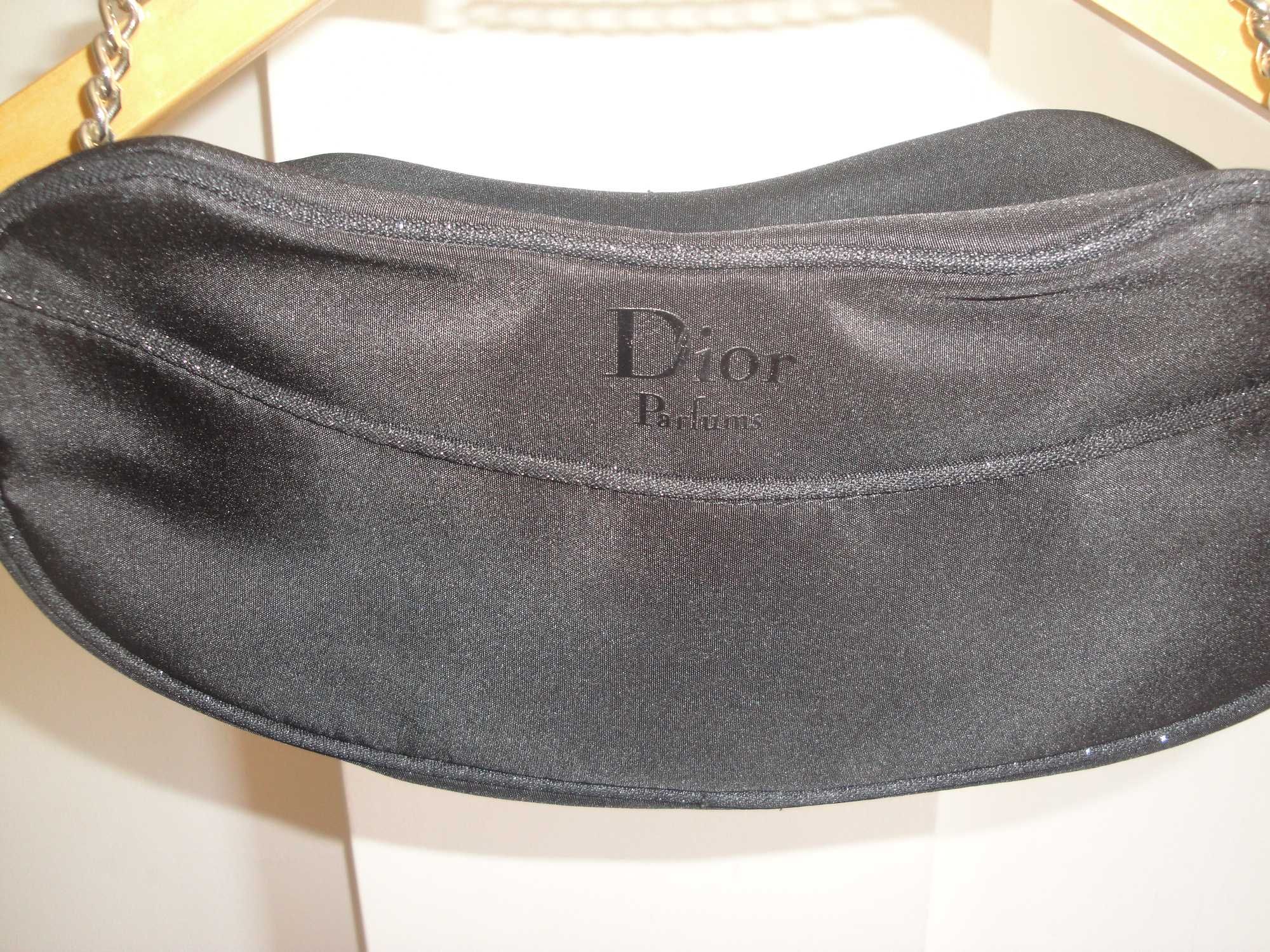 Нова вечерна / официална черна дамска чантичка Dior, Диор, чанта, клъч