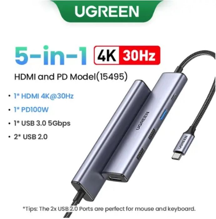 USB HUB UGREEN Концентратор ЮСБ Хаб