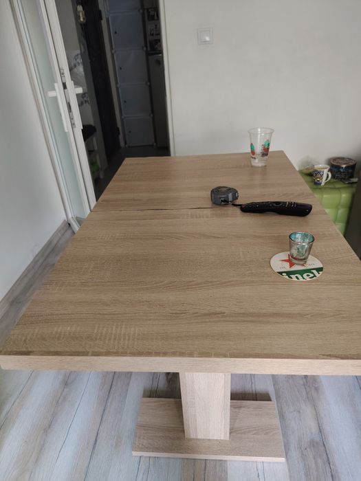 Masa masivă cu extensie