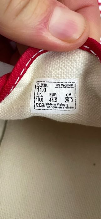 Гуменки VANS 45 номер