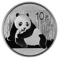 10 х Сребърна монета "Китайска панда", 1 oz, 2015 година