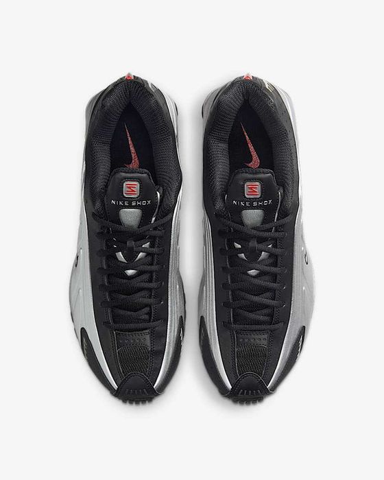 NIKE Shox R4 Sport Metalic Silver Black Men
