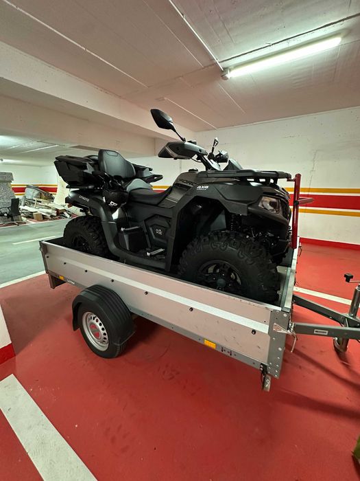 Vand ATV CFMOTO 625 + remorca STEMA basculabila noua
