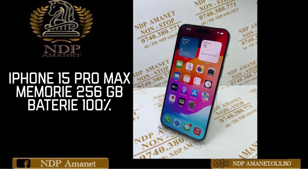 NDP Amanet NON-STOP Calea Vitan Nr.121 Iphone 15 PRO MAX (19196)