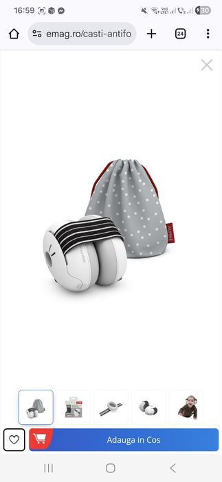 Casti antifonice bebelusi- copii