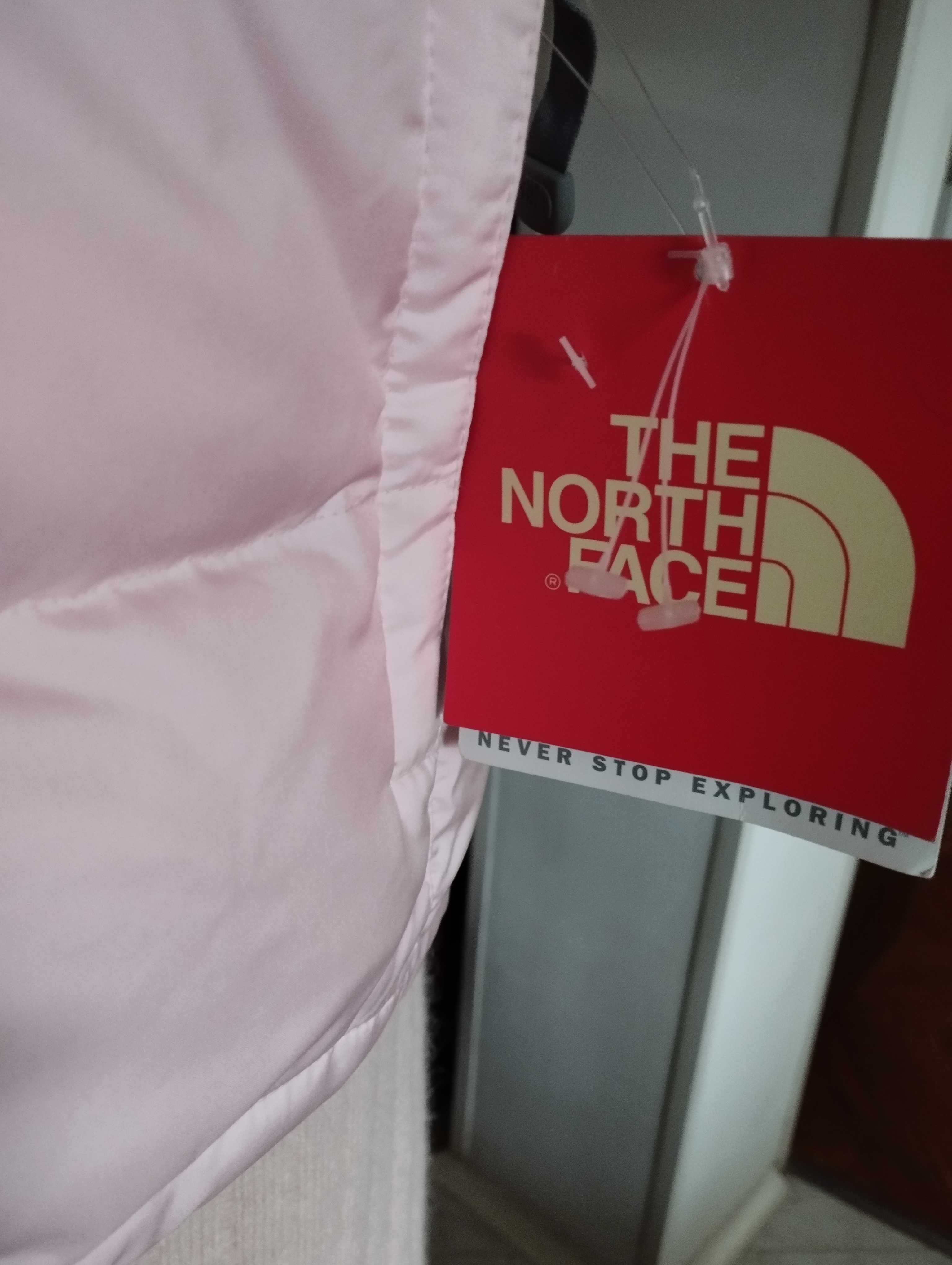 THE NORTH FACE Естествен пух-дамски розов елек