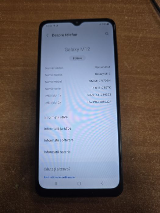 Samsung Galaxy M12 dual sim – 64GB / 4GB RAM