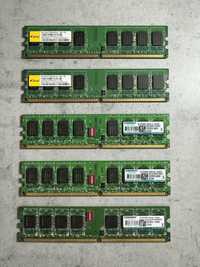 Memorii PC DDR2 2 x 2GB KingMax & Elixir, 2 x 1GB Kingston